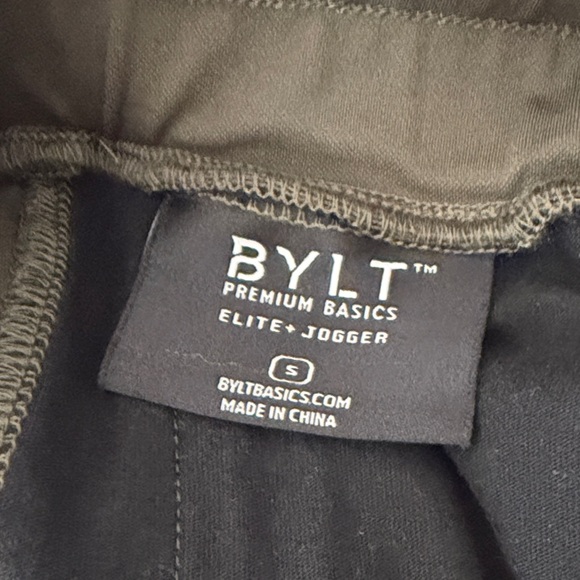 BYLT Basics Forest Green Joggers - Picture 6 of 7